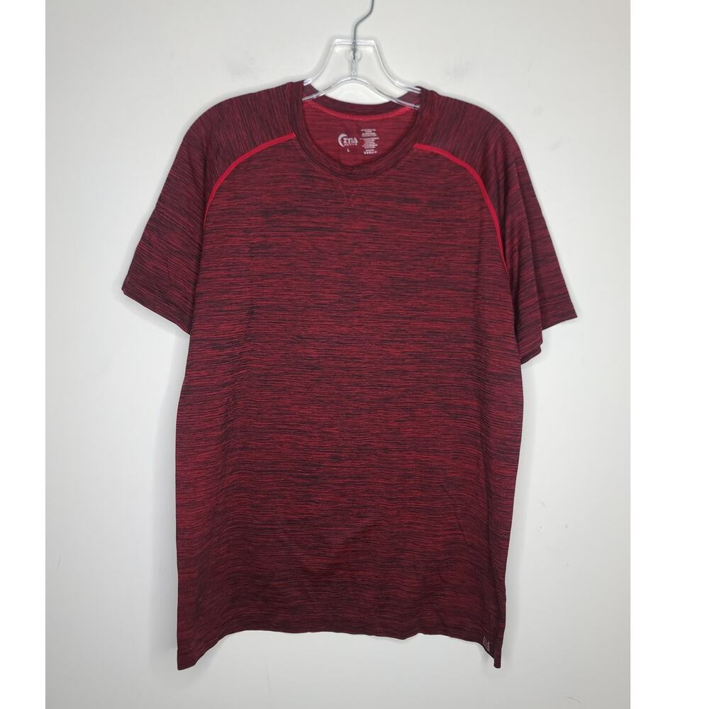 Zyia Active red short sleeve athletic workout shirt - large